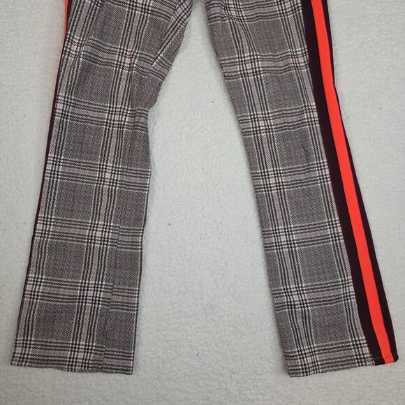 MOTHER THE INSIDER ANKLE PLUM PINK PLAID JEANS SIZE 27 $228 - Picture 3 of 11